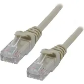 MCL Câble UTP6-1M, longueur 1 mètre, catégorie 6, U/UTP (UTP), connecteurs RJ-45, couleur gris