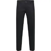 Selected Homme Pantalon à plis 'SLHNeli' noir chiné