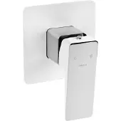 Omnires PARMA PM7445CRB Mitigeur de douche encastré, chrome-blanc