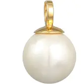 Nenalina Pendentif or / blanc perle