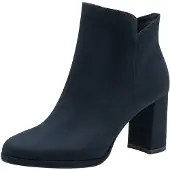 Tamaris Bottines pour femme, vegan et antidérapantes, avec fermeture à glissière 1-25362-45, pointure : 40 EU, couleur : bleu