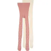 Minymo Collant crème / rose ancienne