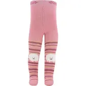 Ewers Collant jaune / rose / rose ancienne / blanc