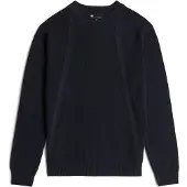 G-Star Pull Structure Ribbed Knit - Bleu foncé - Hommes