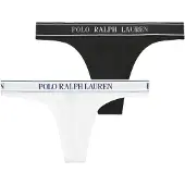 Ralph Lauren String 'Polo Essentials' noir / blanc