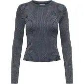 JDY Plum Lurex Knit Sweater Femmes