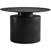 101 Copenhagen - Pillar - Table Basse Burned Black | Low