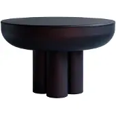 101 Copenhagen Crown Table - Table de Crown Burned Black | Low