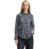 Tom Tailor 1047586 Long Sleeve Blouse Bleu 42 Femme