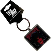 Thin Lizzy Phil & Logo Porte-clés rouge