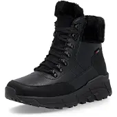 Rieker Bottes à lacets noir