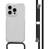 IMoshion Coque arrière Transparente avec cordon Apple iPhone 15 Pro - Noir