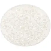 Briloner - Plafonnier LED avec ciel étoilé, lumière blanche neutre, motif floral, lustre chambre, luminaire plafonnier, lustre cuisine, plafonnier salon, 38x7 cm, blanc