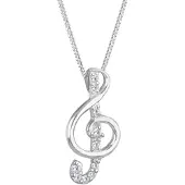 Elli Chaîne 'Notenschlüssel' argent