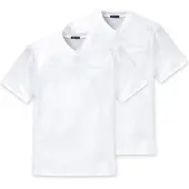 Schiesser T-shirt Homme T-shirt Paquet de 2 American T-Shirt homme - Blanc - EU XXL