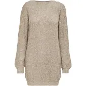 JDY Robes en maille 'JDYWhitney Megan' gris clair