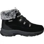 SKECHERS Bottes à lacets noir