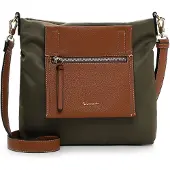 Tamaris Sac bandoulière 'Fabrizia' cognac / olive