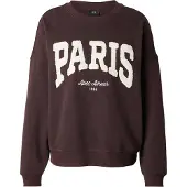 JDY Sweat-shirt 'JDYMESA' beige / brun foncé