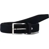 OFFICINE NAPOLI Ceinture Daim Marine Bleu Bleu foncé taille 105