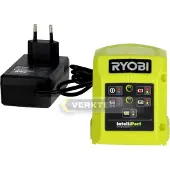 Ryobi RC18115 Chargeur rapide de batterie 18 V ONE+ 1,5 Ampère ( 5133003589 ) pour batteries Li-Ion
