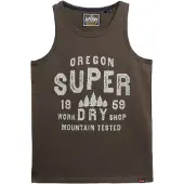 Superdry Homme Débardeur Work Shop Black Taille: M