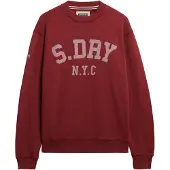 Superdry Sweat-shirt 'Athletic Essentials' mauve / bordeaux
