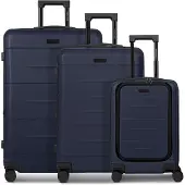 Police Ensemble de bagages bleu foncé / noir