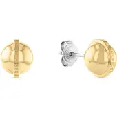 Tommy Hilfiger Boucles d'oreilles Metallic Orbs, (Acier inoxydable)