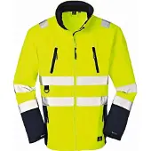 BIG Arbeitsschutz 4 Protect Veste softshell haute visibilité PITTSBURGH 3476 Veste étanche L (L)