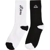 Urban Classics Chaussettes 'Zodiac' noir / blanc