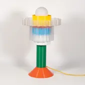 Warren & Laetitia Gigi Lampe de Table Green | Orange Foot