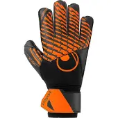 Uhlsport Fm Soft Resist+ - noir/fluo orange, Taille:6