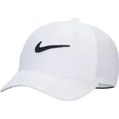 Nike Casquette Swoosh avec structure Dri-FIT Club - Blanc | Taille M/L