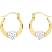 Lucardi Boucles d'oreilles 'Klassisch' or
