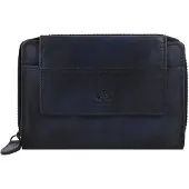 Green Burry Porte-monnaies 'Distressed' bleu marine