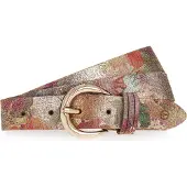 Tamaris Ceinture 'Essential Classics' or / violet / rouge orangé / argent