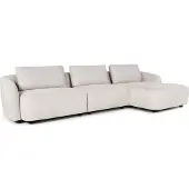 Ebuy24 Bergen canapé 2 places droit beige.