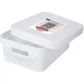 Curver Boîte ajourée avec couvercle 11l blanc - Infinity