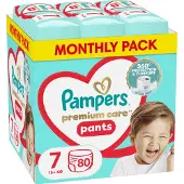 Pampers Premium Care Pants, couches taille 7, 17+ kg, 80 pcs