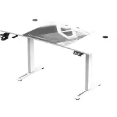 Ultradesk Level V2, Bureau gaming, Blanc
