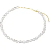 Valero Pearls Chaîne or / blanc perle