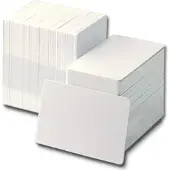 Evolis Classic Blank Cards - Polychlorure de vinyle (PVC) - 30 mil - blanc - 86 x 54 mm 500 carte(s) (C4501)