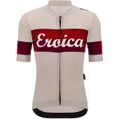 Santini Eroica Quiete Short Sleeve Jersey Beige S