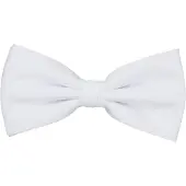 Seidensticker Nœud papillon 'Schwarze Rose' blanc
