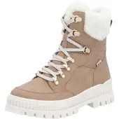 Rieker Bottines à lacets 'Evolution' beige foncé / blanc