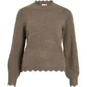 Vila Nikolina Sweater Gris S Femme