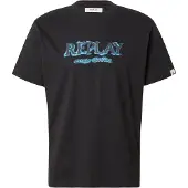 Replay M3220 .000.2660 Short Sleeve T-shirt Noir XL Homme
