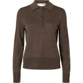 SELECTED WOMEN Pull-over 'SLFThea' brun foncé