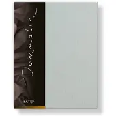 Dommelin Drap-housse Dommelin Argent (Satin 300TC)-80 x 200 cm